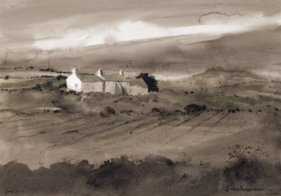  'Porthclais Landscape' by John Knapp-Fisher (Print)