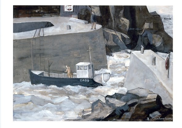 'Porthgain Harbour' by John Knapp-Fisher (P004)