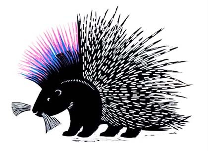 'Punky Porcupine' by Josephine Sumner (B311) d