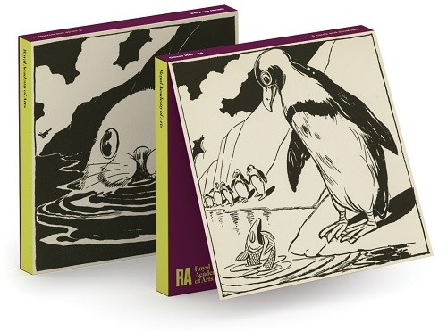 'Notecard Wallet' 3 x 2 designs ('A Penguin' / 'A Seal') by Oliver Herford from A Child's primer of natural history (CN042)