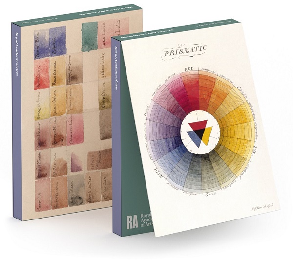 'Notecard Wallet' 3 x 2 designs by JMW Turner (1775 - 1851) & Moses Harris (1730 - c1788) (Watercolour test paper, c1842 / Prismatic Colour Wheel, c1785) (CN032)