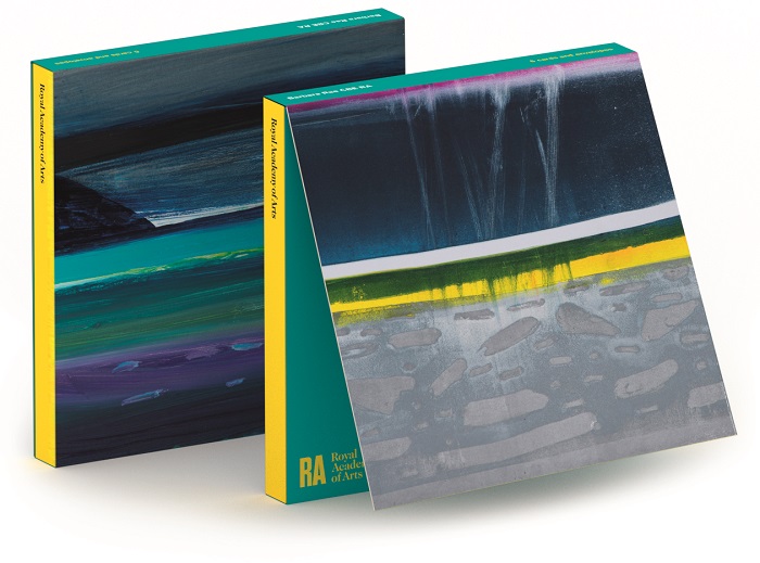 'Notecard Wallet' 3 x 2 designs ('Peel Sound - Ice No.3' 2017 / 'Croker Glacier - Dark No.1' 2017) by Barbara Rae CBE RA (CN008)