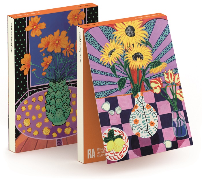 'Notecard Wallet' 3 x 2 designs by Eliza Downes (Sunset, Sunflowers and Shells, 2021 / Glow, 2021) (CN002) NEW