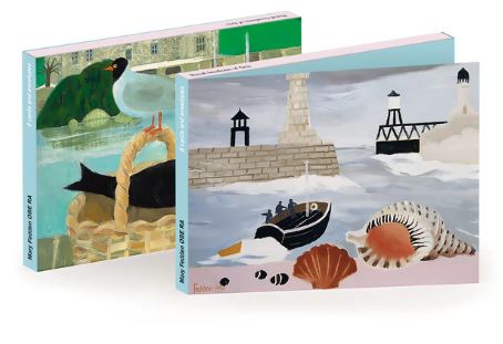 'Notecard Wallet' 3 x 2 designs ('Whitby' 1990 / 'Castle Townsend' 1999) by Mary Fedden OBE RA (CN051) NEW