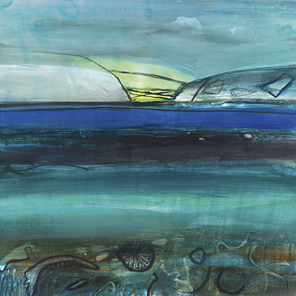 'Devon Island Beach' 2017 by Barbara Rae CBE RA (C463) 