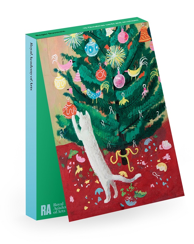 Roger Duvoisin 'Cat and Christmas Tree' (xra60) g1 (10 card wallet) 