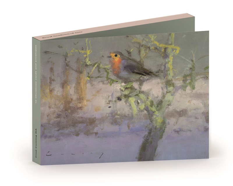 Fred Cuming RA 'Robin in the Snow' (xra41) g3 (10 card wallet) NEW