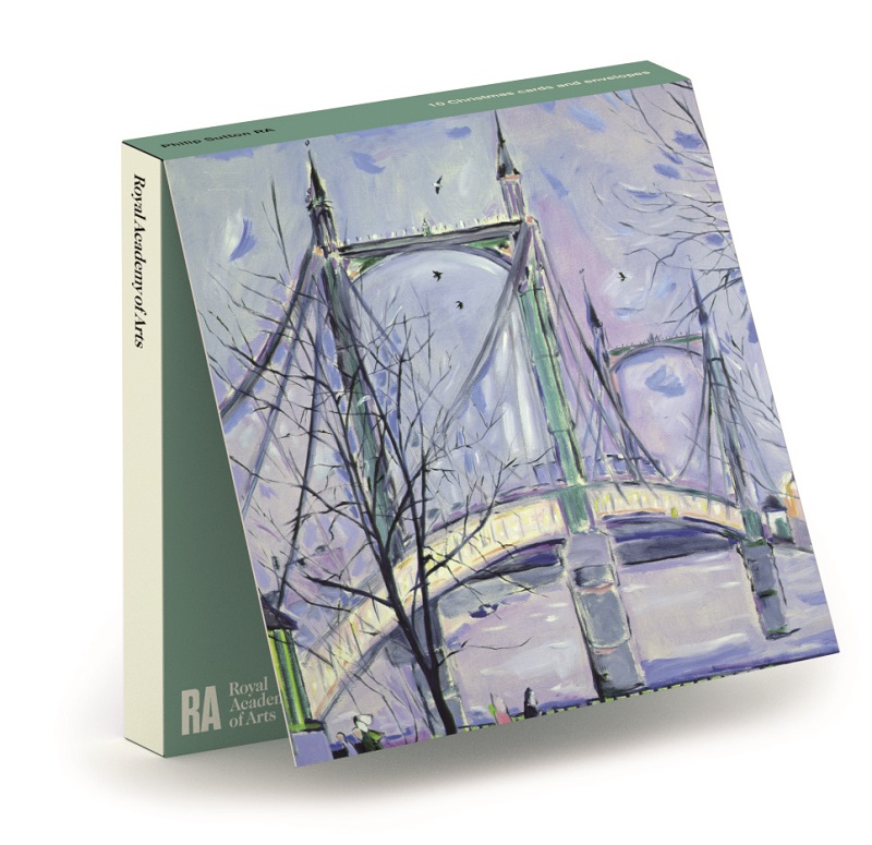 Philip Sutton RA 'Albert Bridge' 1991 (xra42) g3 (10 card wallet) NEW