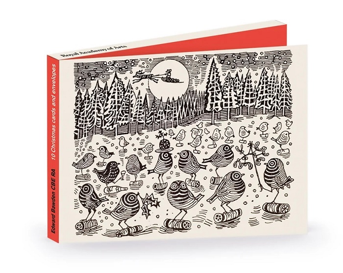 Edward Bawden RA 'Christmas Robins' (CX) g1 (10 card wallet) NEW Coming Soon