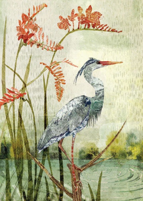 'Lakeside Heron' by Rachel Tappin (R376) NEW