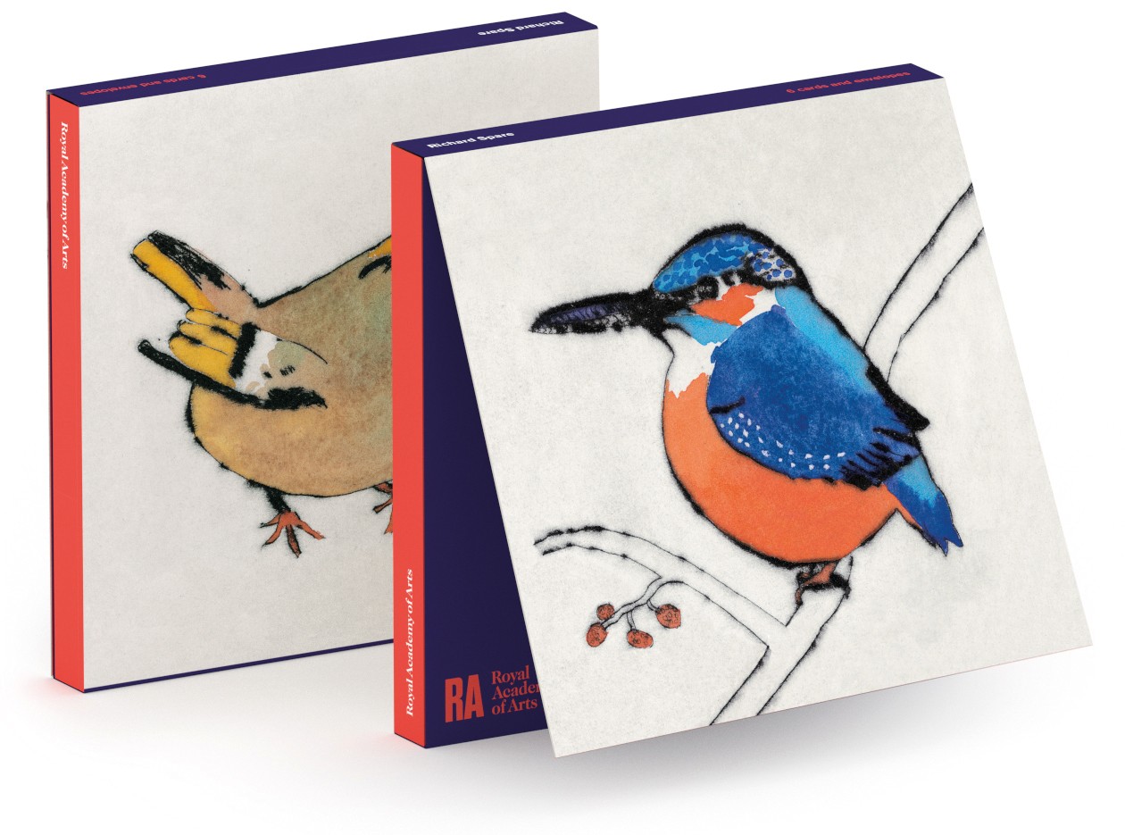 'Notecard Wallet' Kingfisher / Goldcrest 3 x 2 designs by Richard Spare