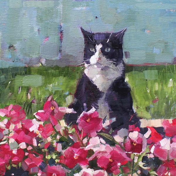'Ringo and Pansies' by Anne-Marie Butlin (Q231) 