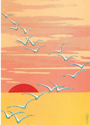 'Rising Sun' by Artist Unidentified, Japanese (B443) 