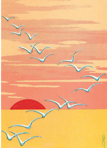 'Rising Sun' by Artist Unidentified, Japanese (B443) 