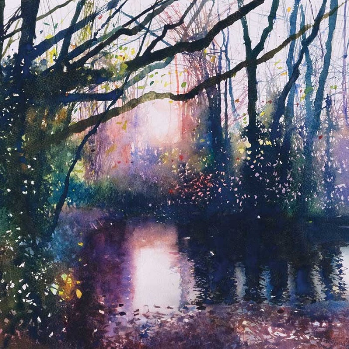 'River Sparkle' by David Parfitt RI (Q205) 