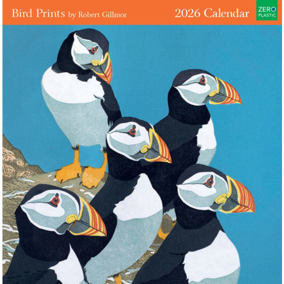 Robert Gillmor Bird Prints 2026 Calendar (CAL04) Click image for calendar details 