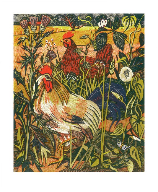 'Cock and Hen' by Rupert Shephard 1909 - 1992 (A866) *