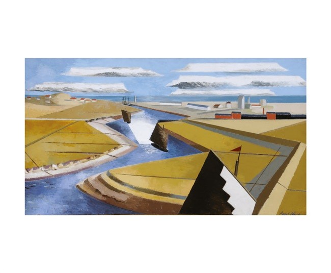 'The Rye Marshes' 1932 by Paul Nash 1889 - 1946 (A190) 
