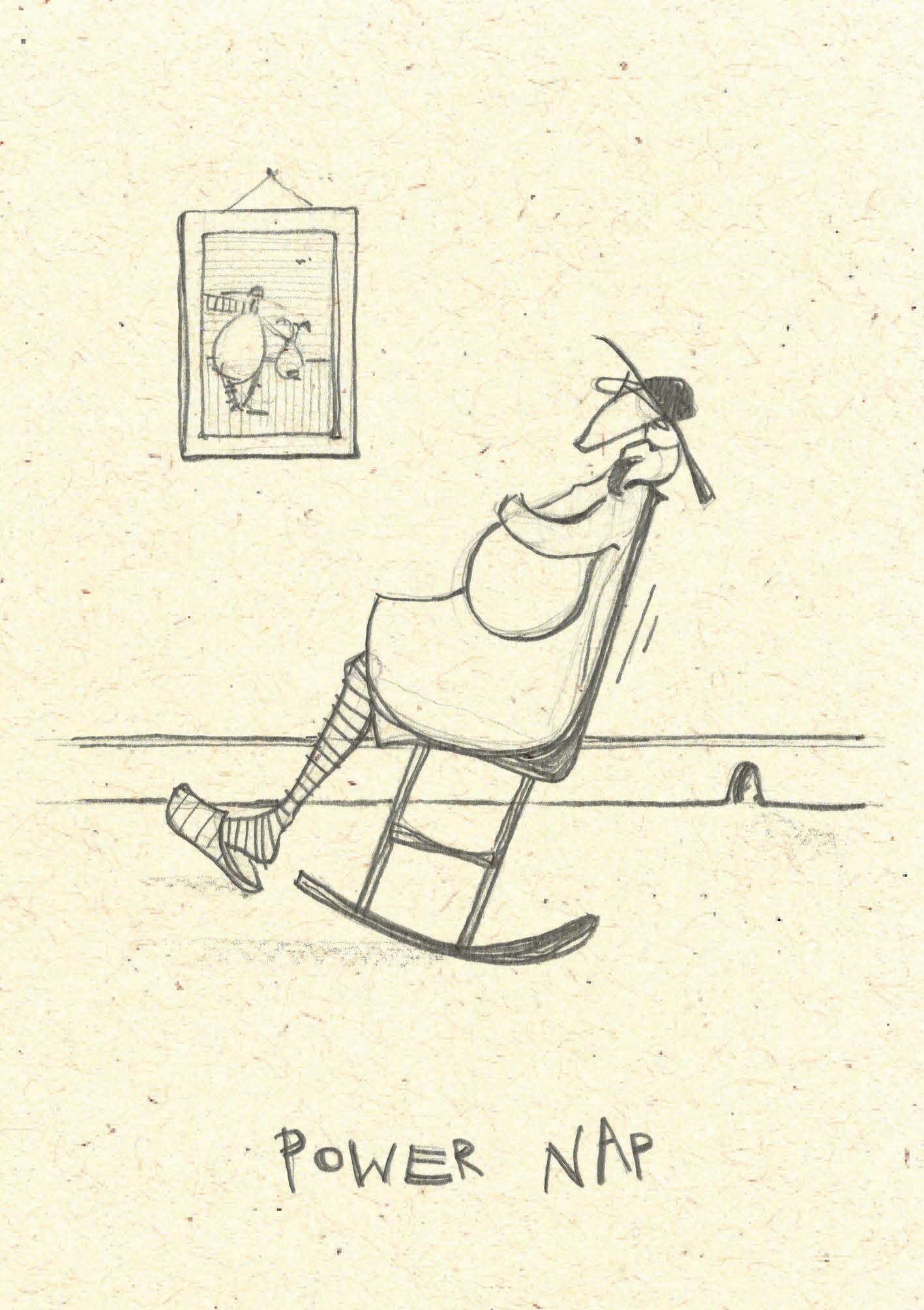 'Power Nap' by Sam Toft (O014d) RETIREMENT Was 3.15, now 1.75