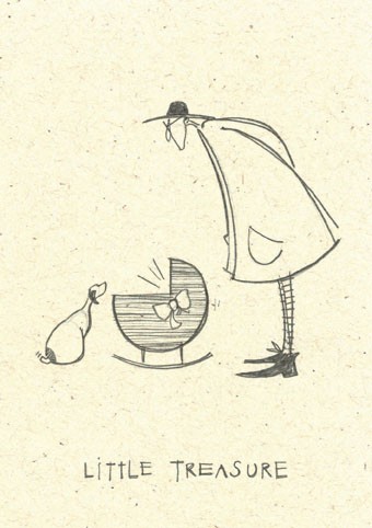 'Little Treasure' by Sam Toft (O010d) NEW BABY Was 3.15, now 2.25