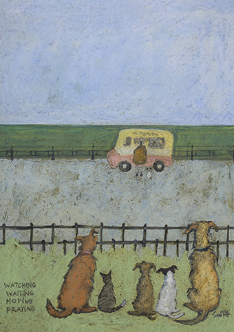 'Watching, waiting, hoping, praying' by Sam Toft (C644) NEW