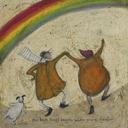 'The best things happen when you're dancing' by Sam Toft (C642) NEW