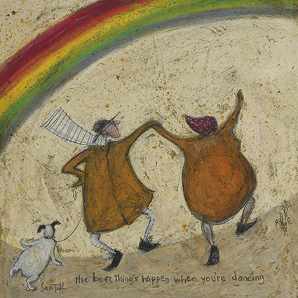 'The best things happen when you're dancing' by Sam Toft (C642)