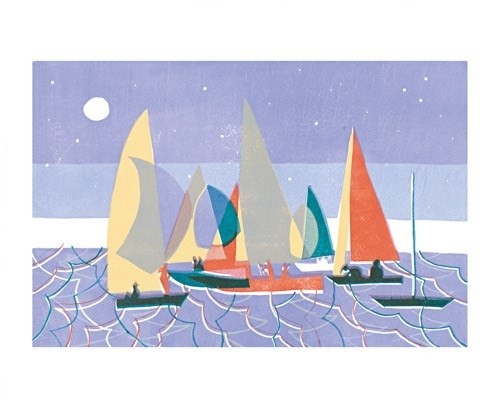 'Sailing at Dusk' by Lisa Takahashi (A663)
