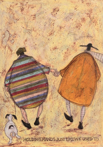 'Holding hands the way we used to' by Sam Toft (C584) NEW