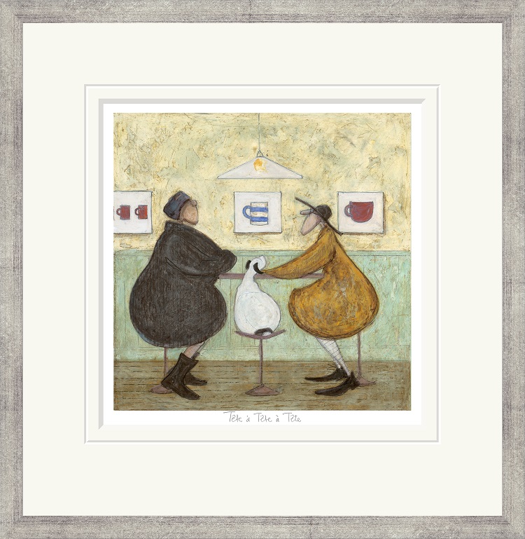 'Tte  Tte  Tte' Ltd Ed. Signed Mounted Print by Sam Toft (Print) 