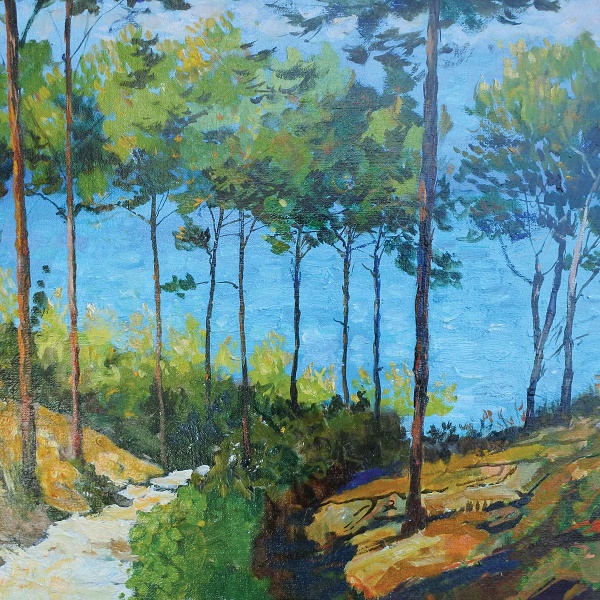 'Steps to the Sea' by Marcel Gatteaux (Q260)
