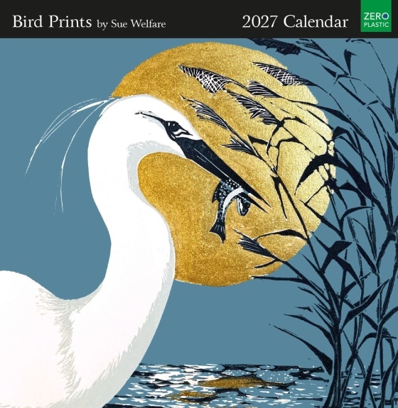Sue Welfare Bird Prints 2027 Calendar (CAL15) Click image for calendar details