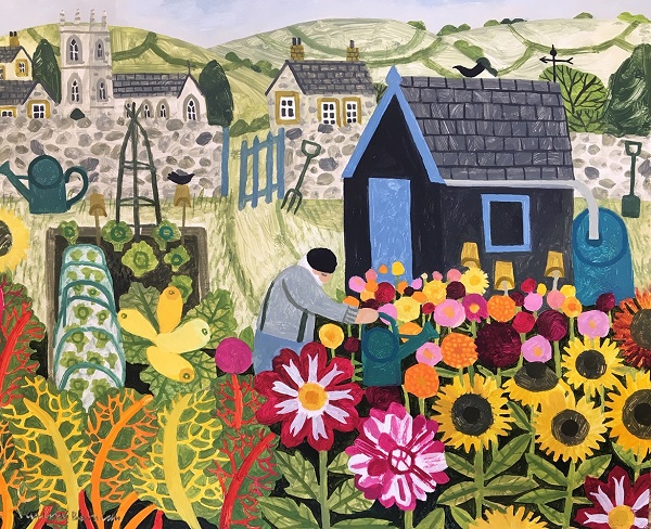 'Summer Allotment' by Vanessa Bowman (B561) NEW Back in Stock Soon