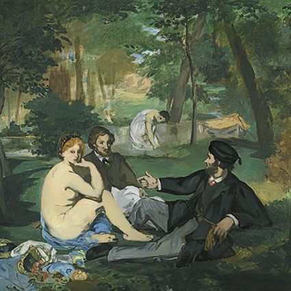 'Le Dejeuner sur l'herbe' c1863-1868 by Edouard Manet (1832 - 1883) (C618) The Courtauld Collection