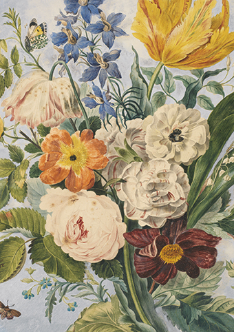 'Bouquet of Flowers' 1780 by Mary Moser (1744 - 1819) (C608) The Courtauld Collection