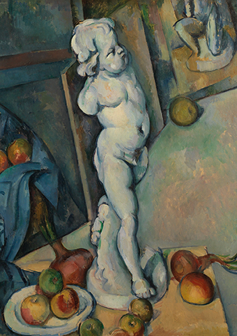 'Still Life with Plaster Cupid' c1894 by Paul Cezanne (1839 - 1906) (C653) The Courtauld Collection 