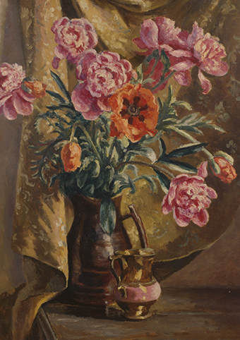 'Peonies and Poppies' 1929 by Roger Fry (1866 - 1934) (C603) The Courtauld Collection