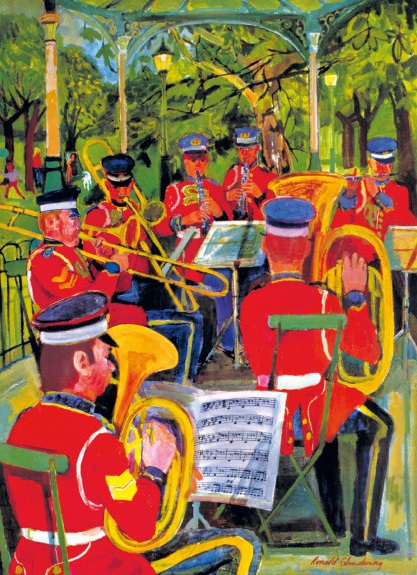 Bands in the Park by Ronald Glendening, 1973 Transport for London (V172) NEW 