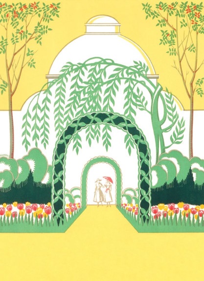 Kew Gardens by Irene Fawkes, 1923 Transport for London (V180) 