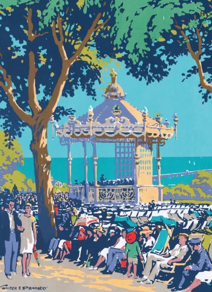 Southend-on-Sea; bandstand by Walter E Spradbery, 1928 Transport for London (V184)
