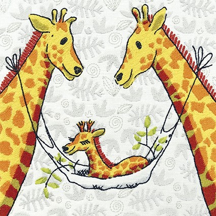 'Giraffe nuovo bambino' by Tony Trickey (O035) NEW BABY