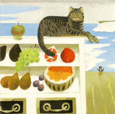 'Tabby, 1995' by Mary Fedden OBE RA (C271) 