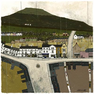 'Table Mountain, Crickhowell' by David Day (Print)