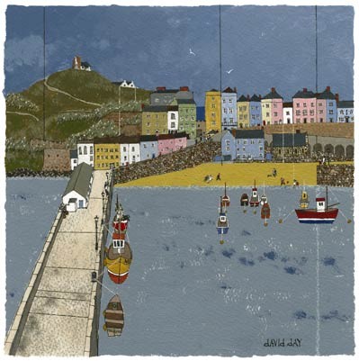 'Tenby Harbour' by David Day (Print)