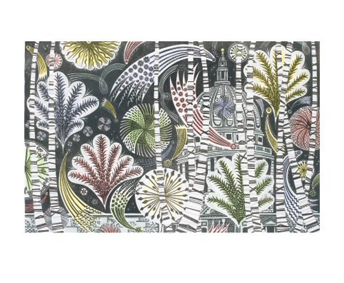 'Thames Fireworks' by Angie Lewin (A140) d