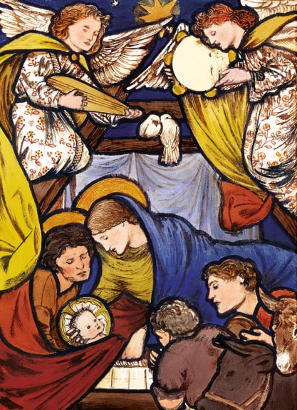 'The Nativity' (8 pack) (xmg112) g1 175mm x 125mm (message inside) Was 6.50, now 3.90