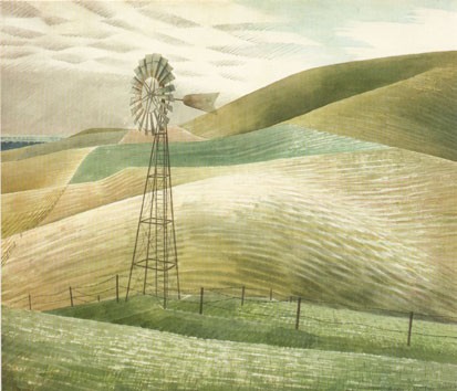 'The Windmill' by Eric Ravilious (B118)