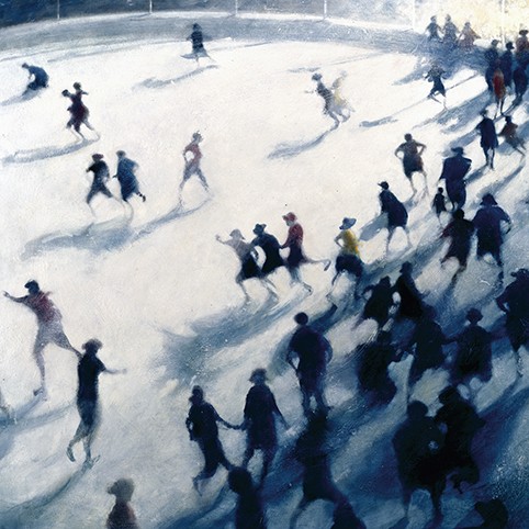 'The Rink, 3pm' by Bill Jacklin RA (C019) 