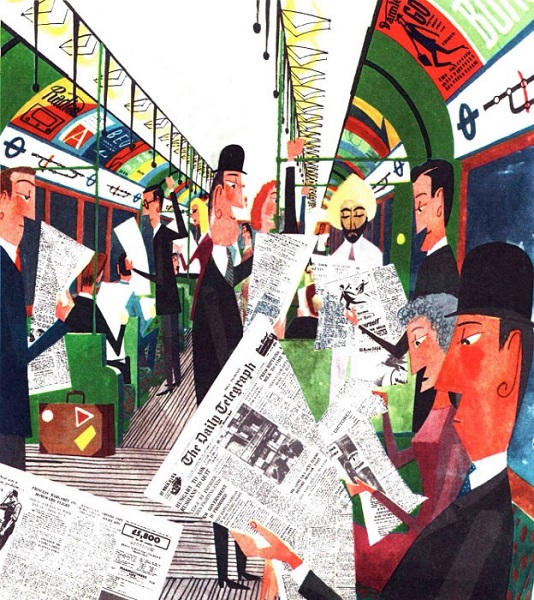 'The London Underground' by Miroslav Sasek (W017) d