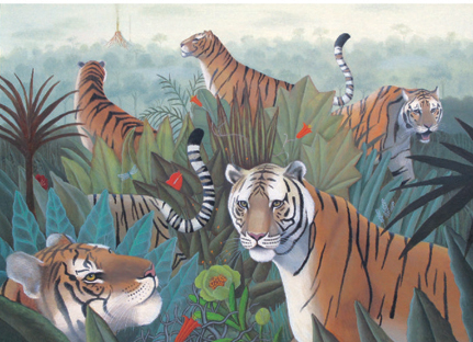'Tiger Walk' by Gwen Fulton (B528)